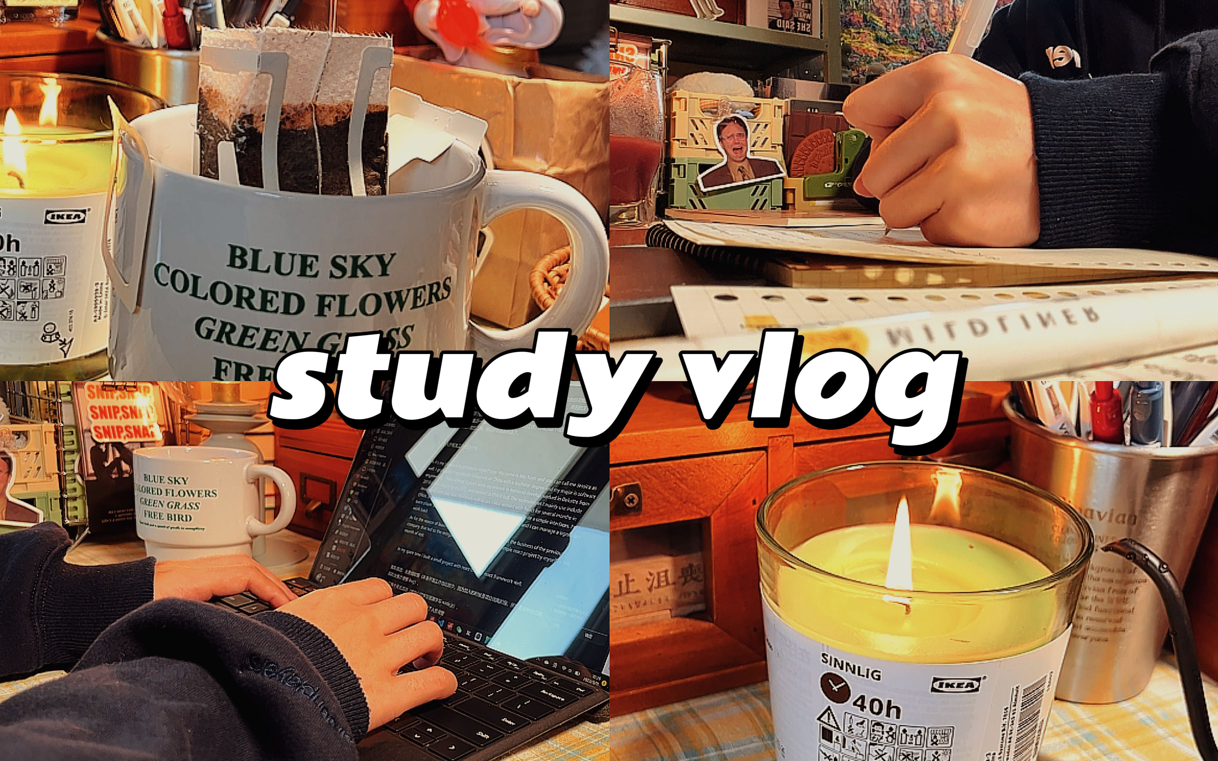 study vlog | 宅家学习记录念念叨叨 | 记录日常 | 摆烂待业人员找到工作啦 |哔哩哔哩bilibili