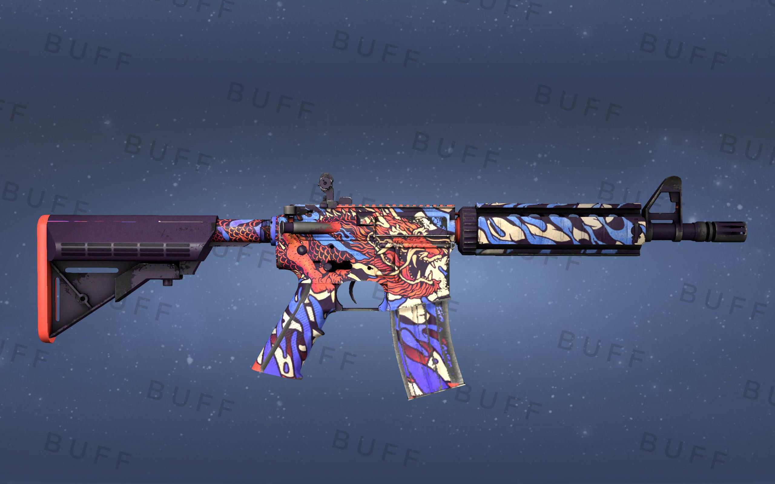 【csgo炼金】萌新逐梦m4a4-龙王/赛博