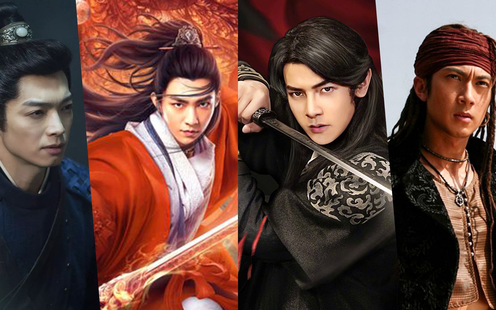 飞轮海四子古装混剪,炎亚纶飘逸《巩仙》,吴尊孤傲判官