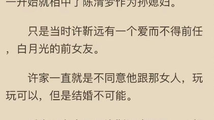 陈清梦许靳远(已完结小说全集完整版大结局)哔哩哔哩bilibili