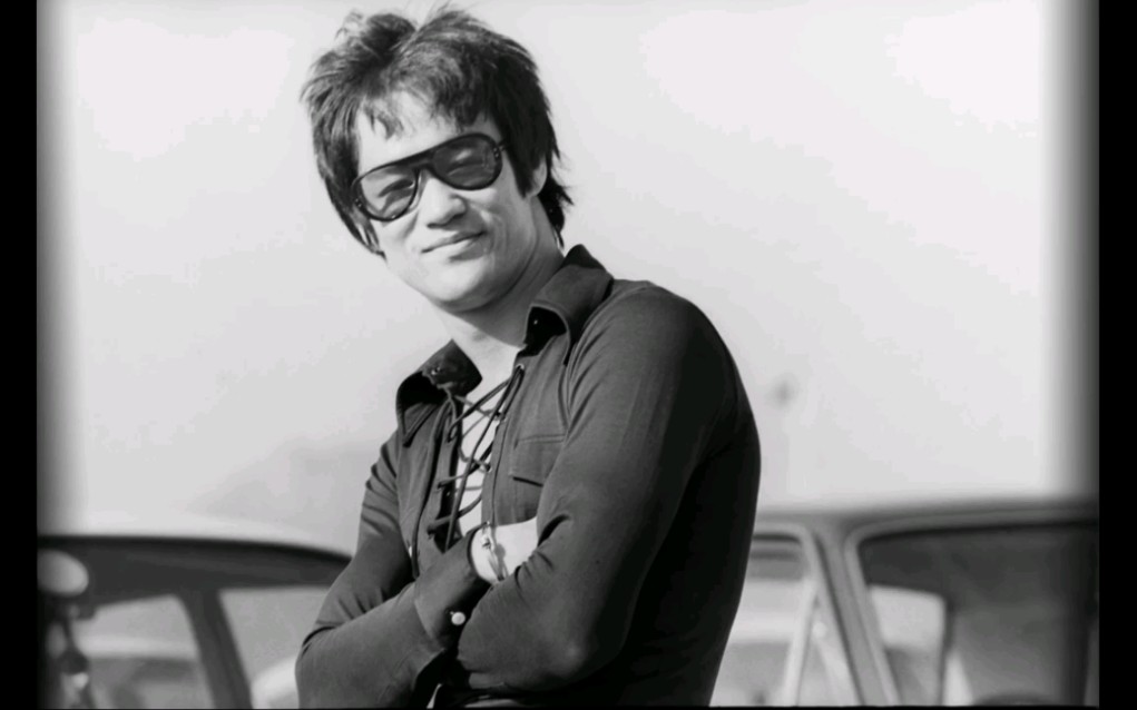 黑白老照片 战神李小龙