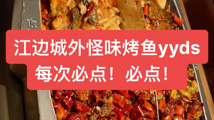 江边城外烤鱼口味测评!还得是〖怪味〗,别的不出奇,怪味出色得很!!哔哩哔哩bilibili