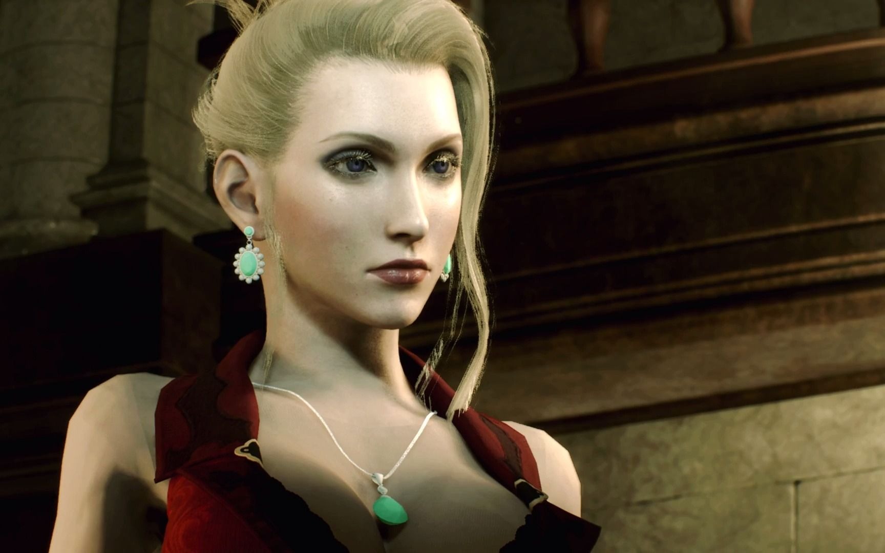 【生化危机2】重制版最终幻想7scarlet mod #游戏 #rpg