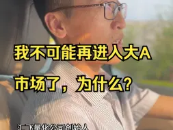 Download Video: 我不可能再进入大A市场了，为什么？