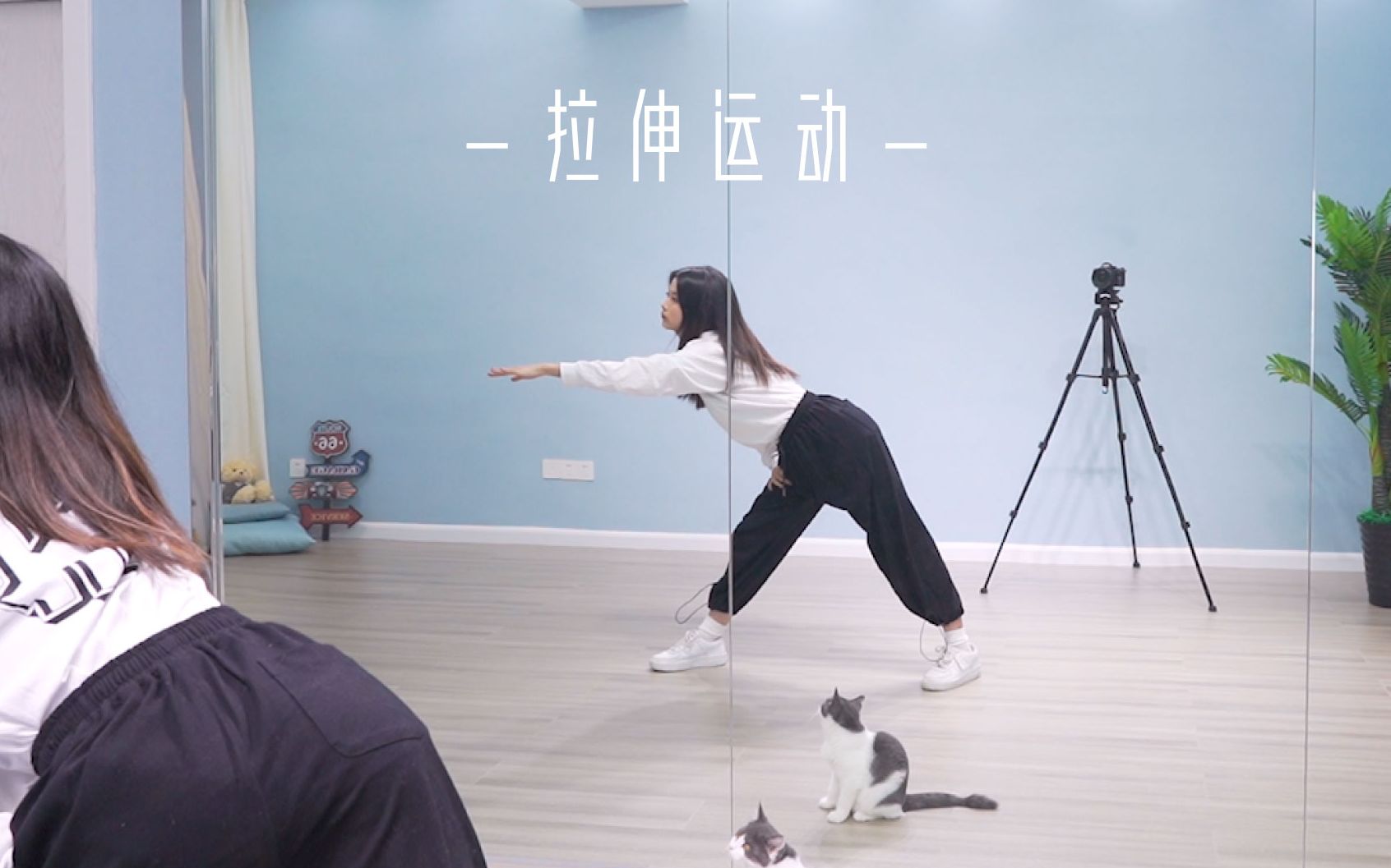 [图]【苏司喵】和我一起热身吧 拉伸运动教程/Stretch Routine