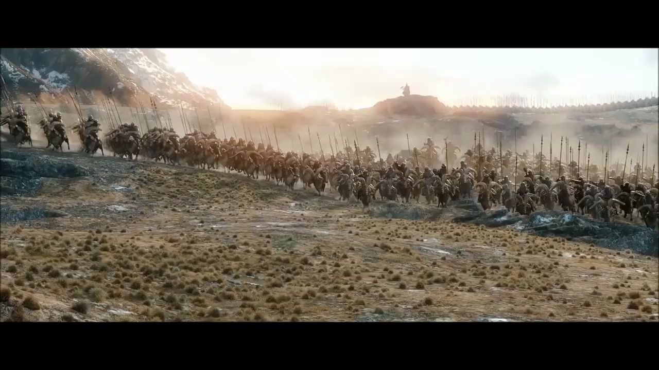 霍比特人 - 五军之战 victory 超然战争镜头 一个字爽!