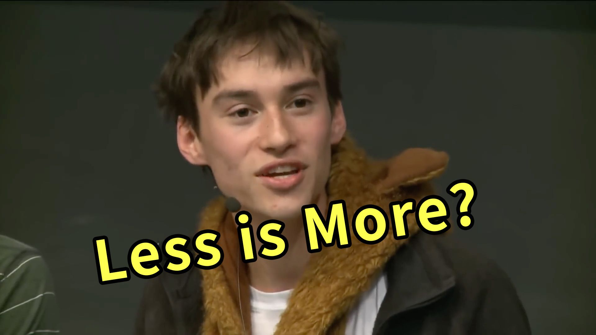 当你对Jacob Collier说less is more