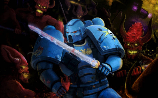 【战锤40k:星际战士08】恐怖蓝精灵e大魔降世!恶魔看了都得绕道走!