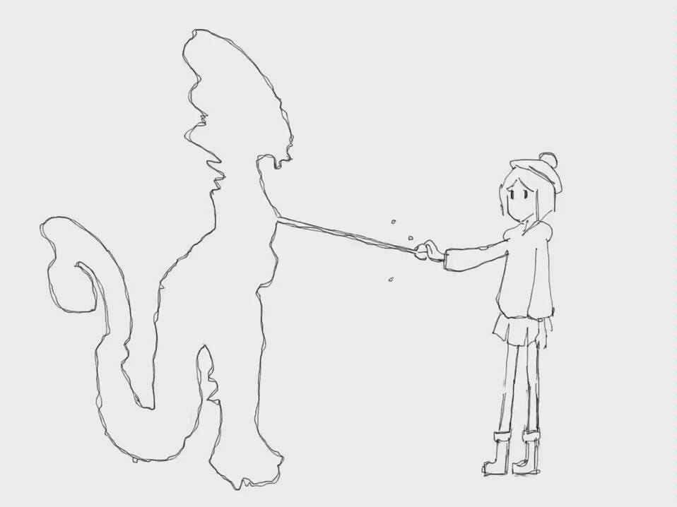 当我看到超极巨千面避役只极巨了个尾巴