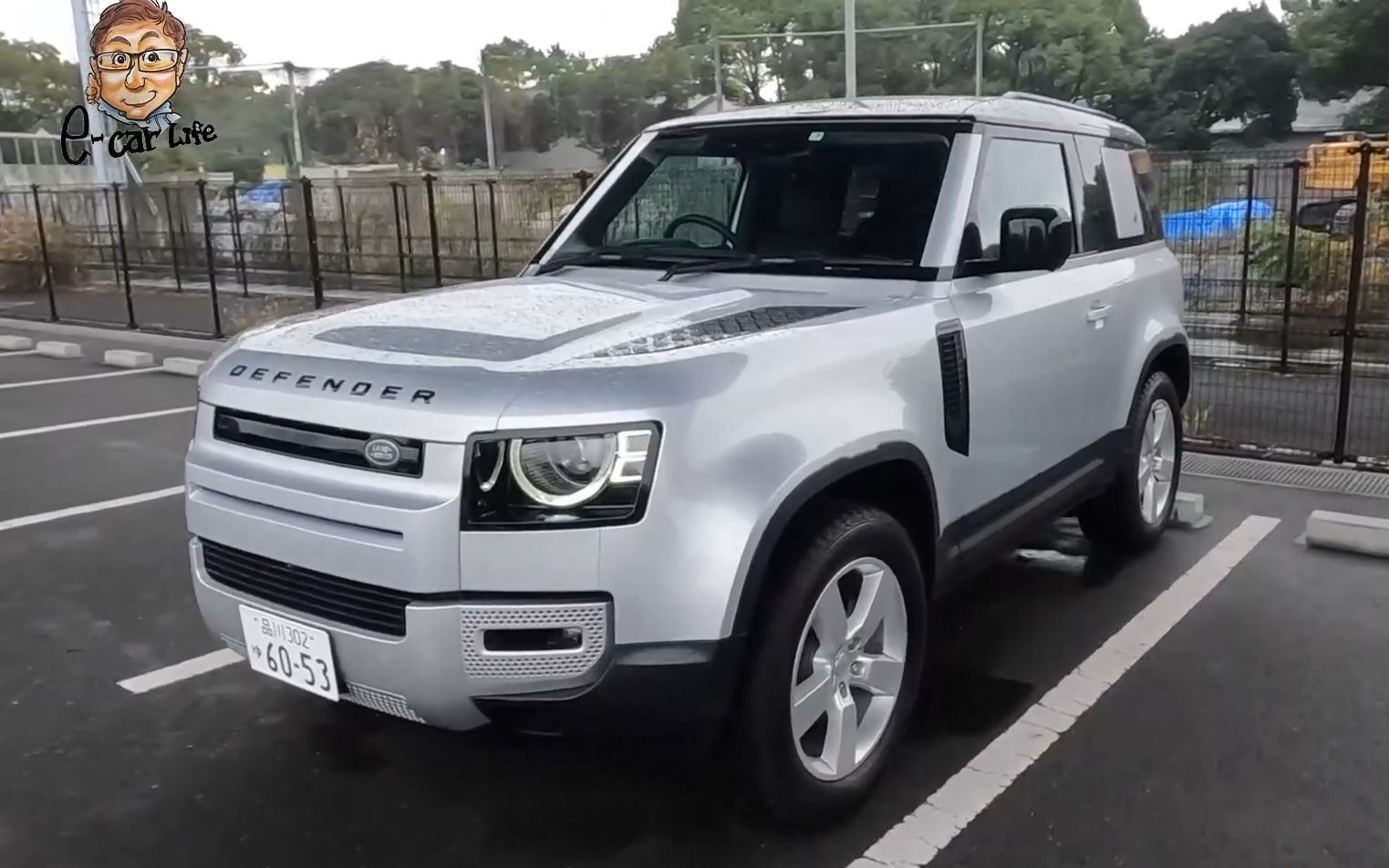 【e-carlife】试驾体验 路虎卫士90 白马银 2021款_哔哩哔哩_bilibili