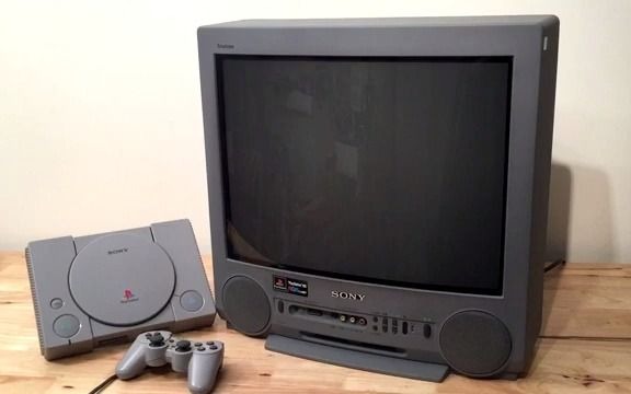 索尼 特丽珑 crt电视 监视器 ps一代 rgb Sony PlayStation 1 Trinitron TV KV21SP1哔哩哔哩bilibili