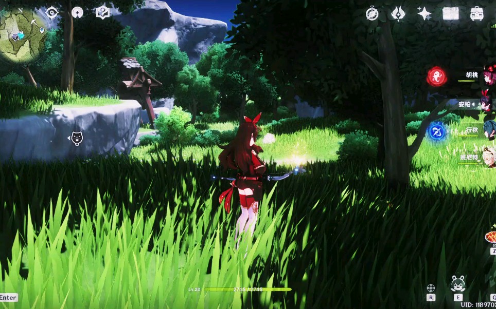 原神添加光线追踪后的原神画面演示