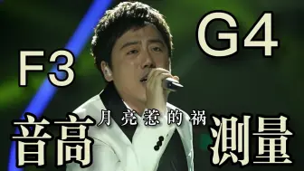 下载视频: 【张宇】《月亮惹的祸》（Live）全曲音高测量