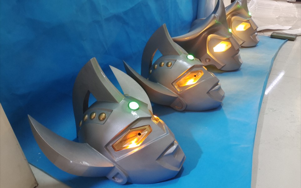 泰罗 雷欧 奥特曼头盔,第一次制作展示-江原reys-江原reys-哔哩哔哩