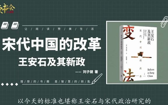 宋代中国的改革:王安石及其新政,传统中国政治体制改革底层逻辑哔哩哔哩bilibili