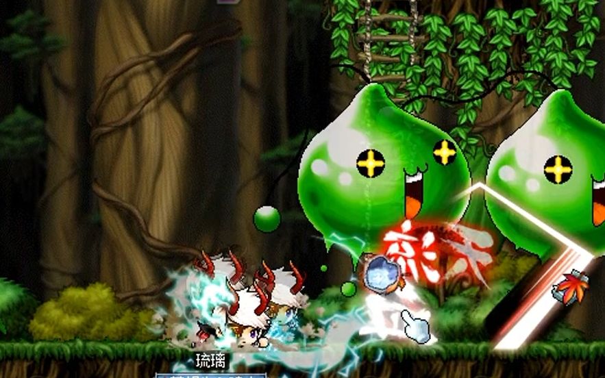 玻璃解说】枫叶冒险岛079 第五十七期 废弃都市副本boss——绿水灵王