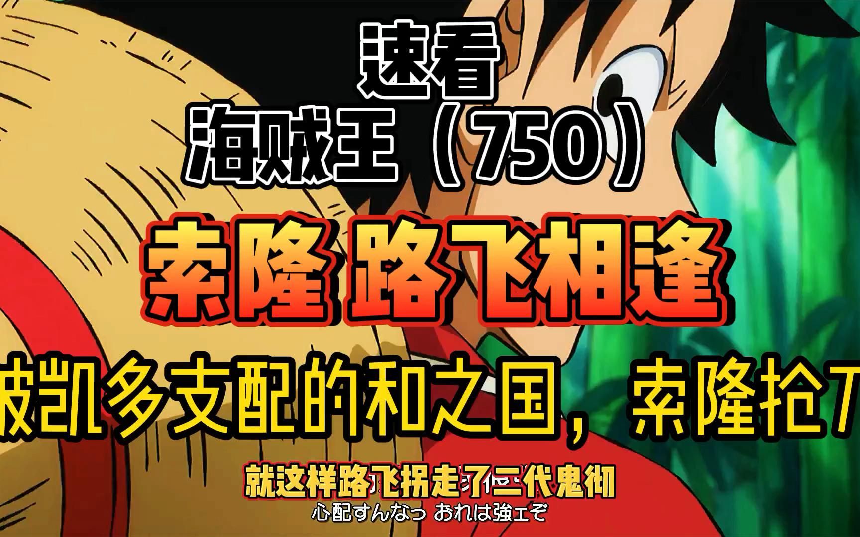 海贼王:和之国索隆 路飞的相遇 大战在即