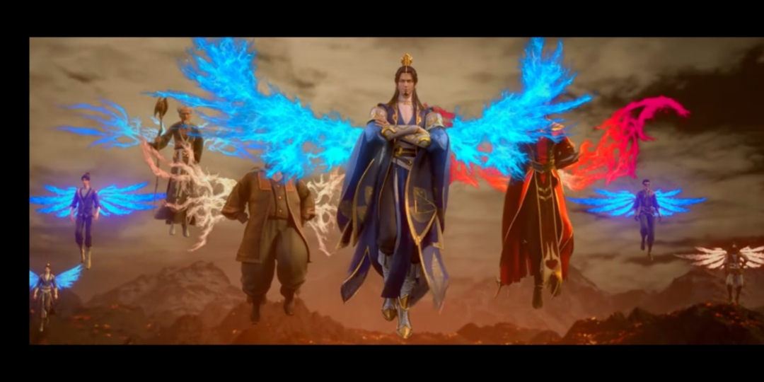 别人的斗气化翼各有特色,长老们的像是工厂批发