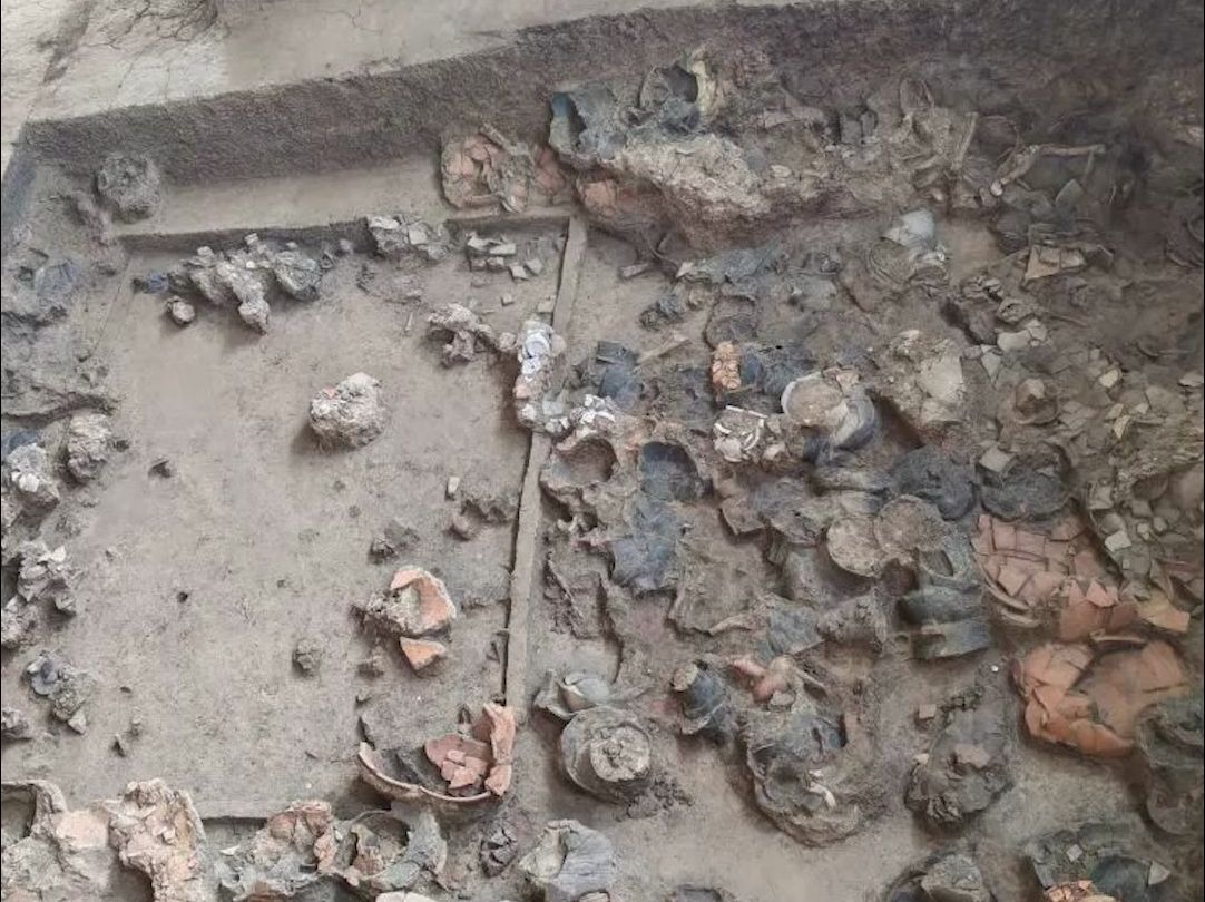 河南发现距今约5000年大墓!在河南永城王庄遗址被发现,推测为古国君主墓葬!哔哩哔哩bilibili