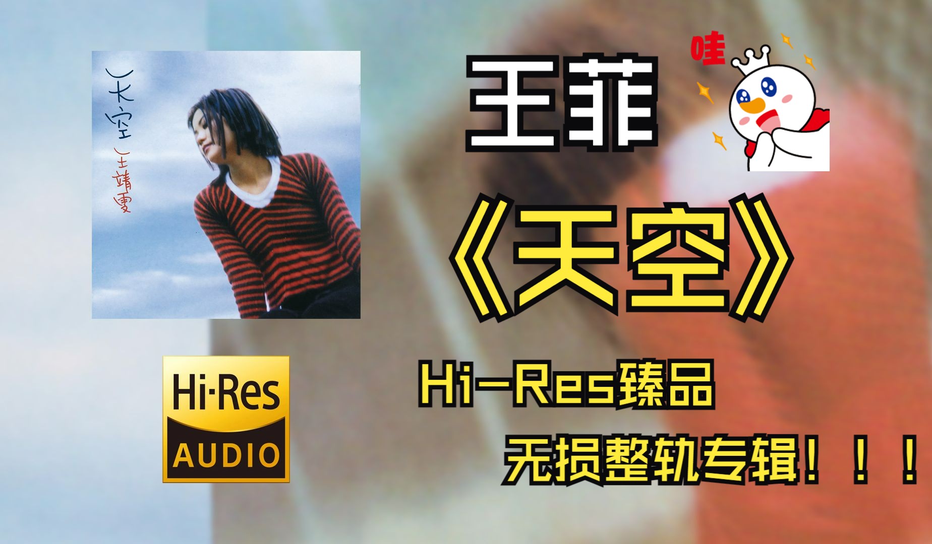 【hires无损4k整轨纯享】 王菲 | 1994 - 天空 | hi-res无损专辑纯享