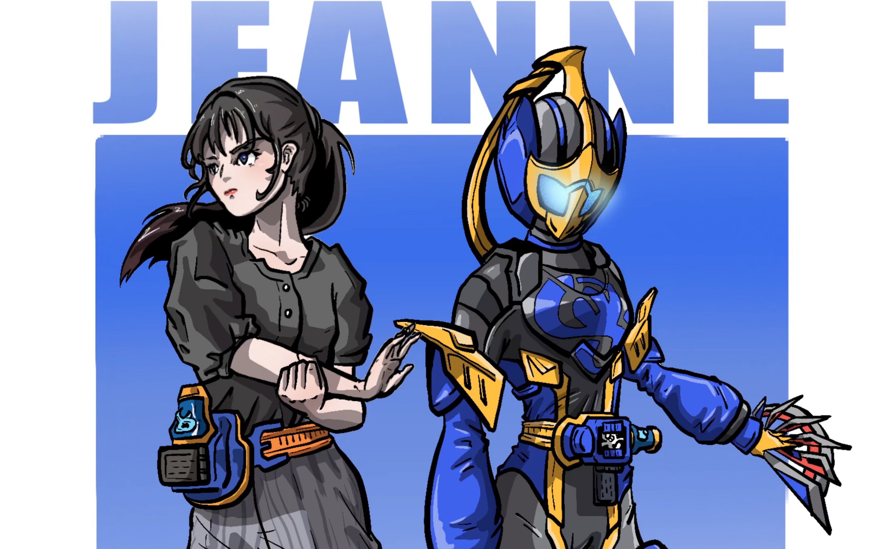 老娘是无敌的!假面骑士贞德【henshin girls-04】