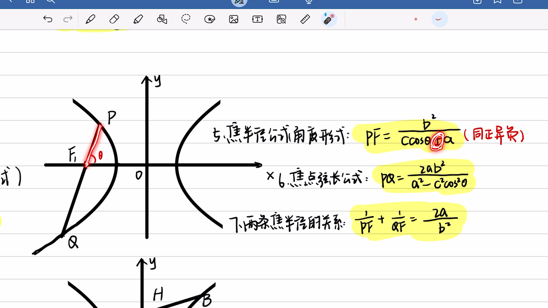 双曲线二级结论(前10条)小总结哔哩哔哩bilibili