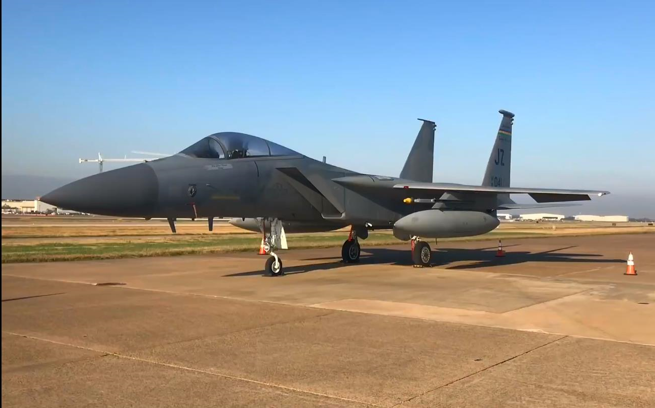 拉夫菲尔德机场美国空军f15c鹰201711