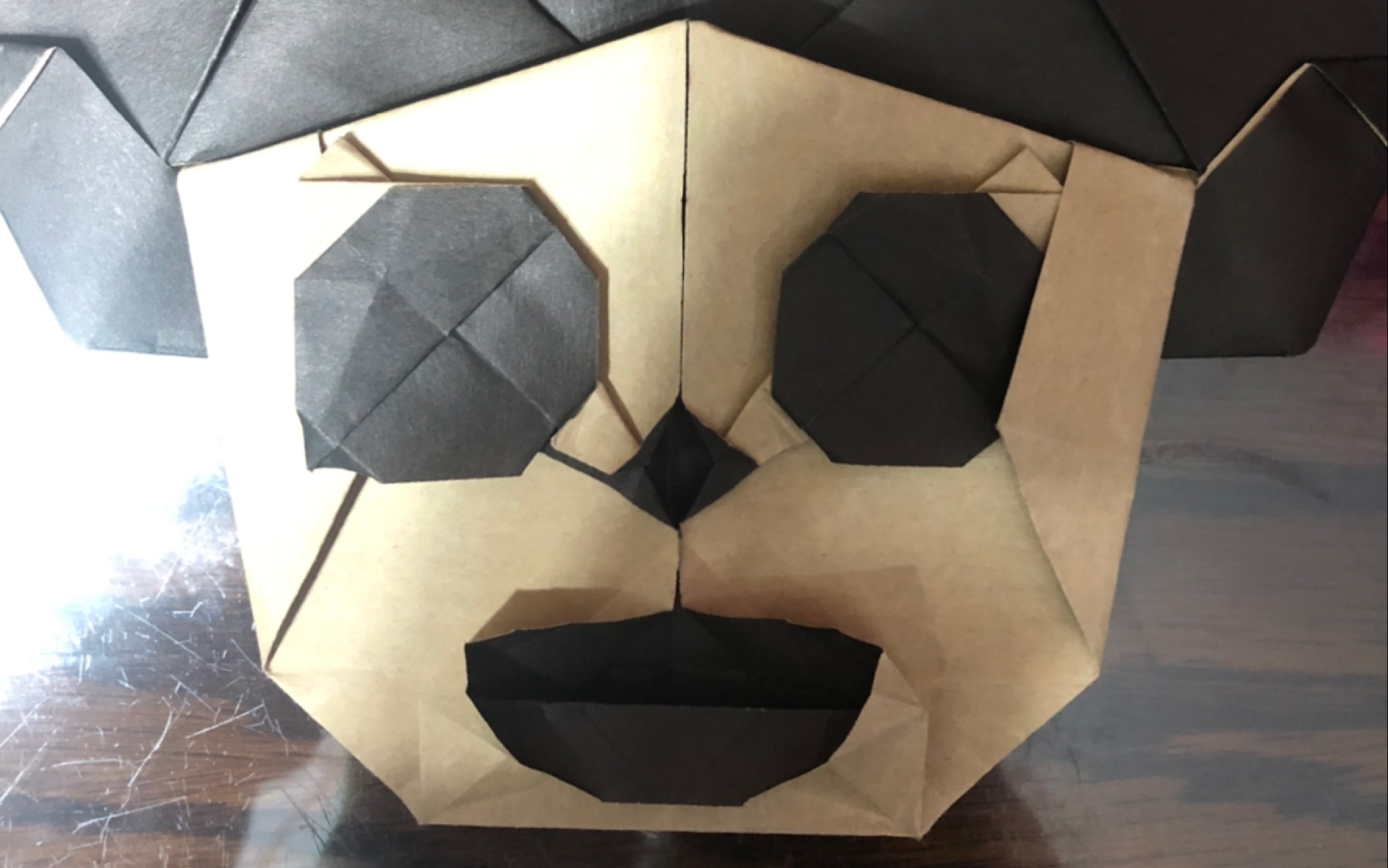 搞笑手工折纸-会说话的小丑