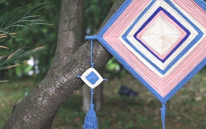 上帝之眼曼达拉听说用心编织的曼达拉会带来好运呢