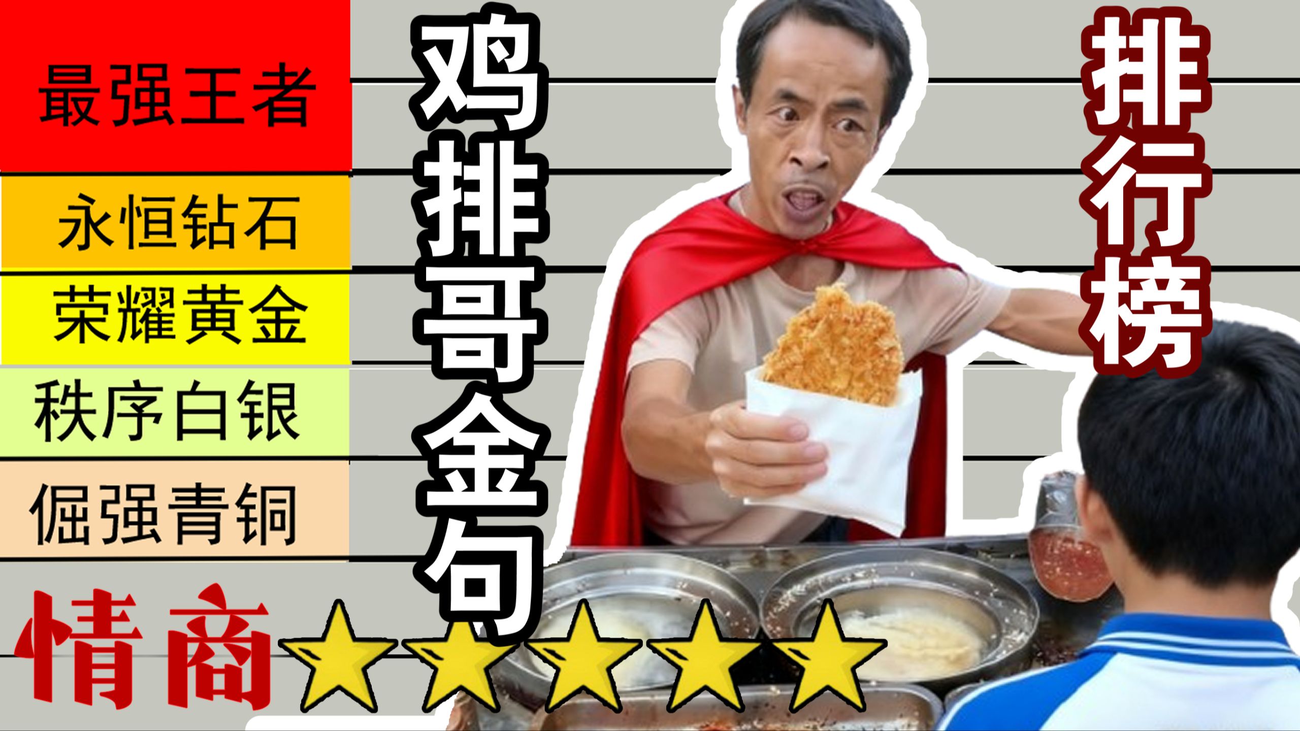 景德镇鸡排哥：“鸡排有点大，请你原谅我，大到无法想象，小心烫到手，鸡排免费，塑料袋6块。如果袋子被风吹走，或者是被别人抢走，我不会承认收了你的钱”