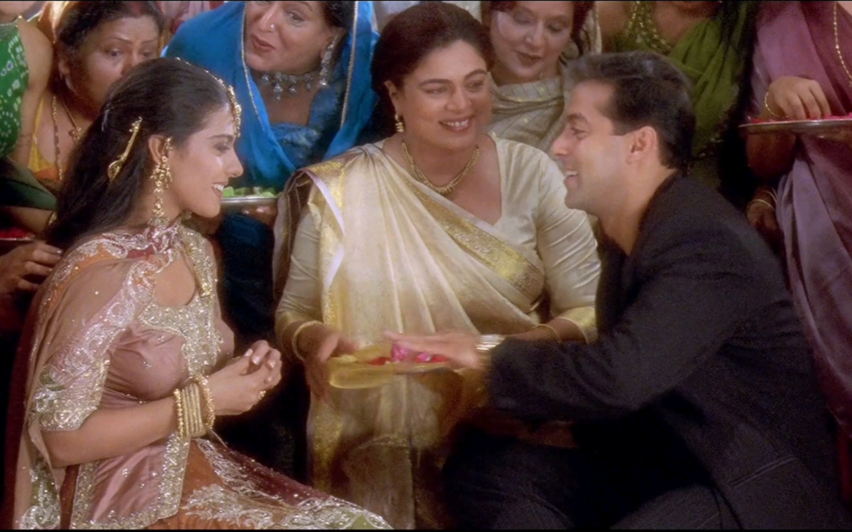 印度电影《怦然心动》歌曲 saajanji ghar aaye 4k画质歌舞片段