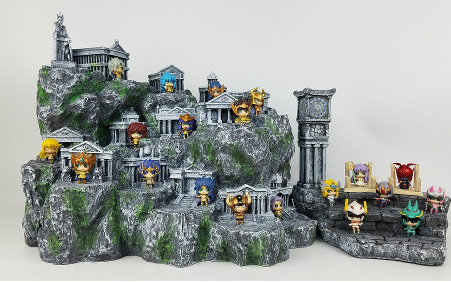 刘哥模玩150圣斗士圣衣神话ddp没兴趣不如来看这套场景