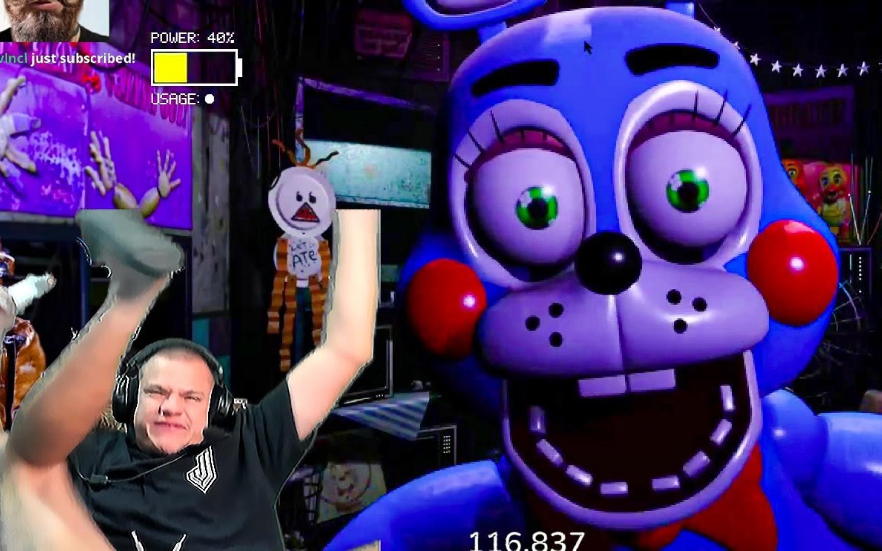 【jynxzi】雄心勃勃,垃圾一坨的玩具熊午夜后宫第五夜【熟肉】