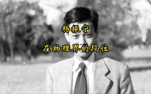 Download Video: 一个比喻说明杨振宁在物理界的地位。