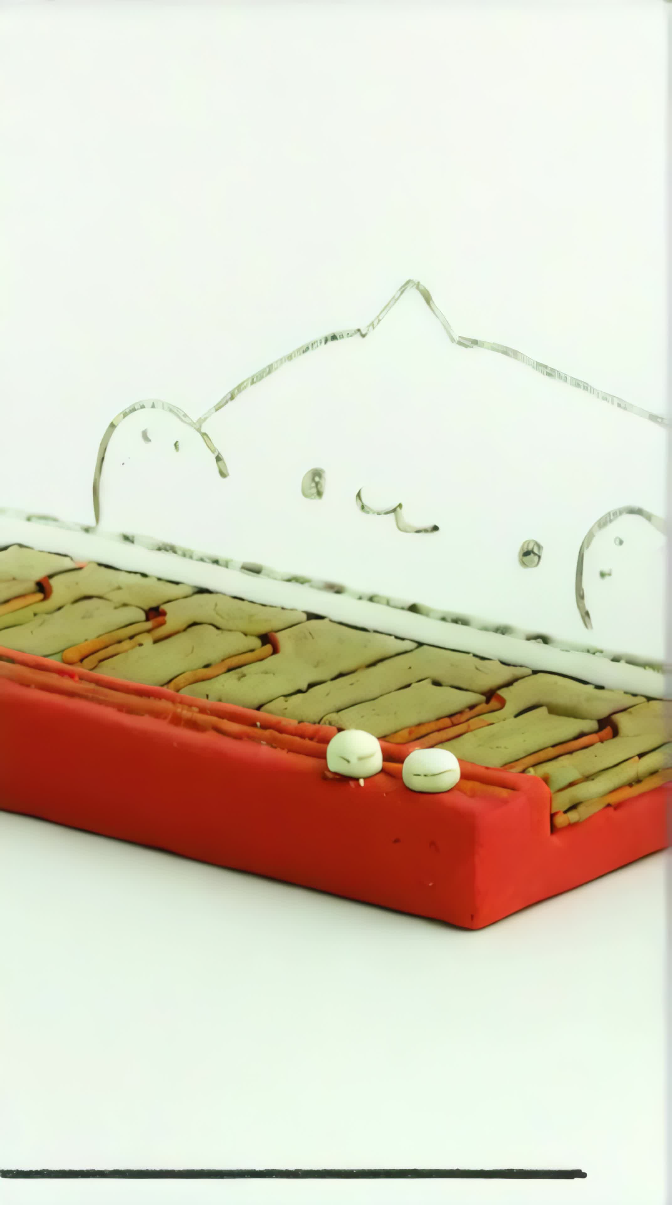 黏土猫咪的快乐一天 #黏土动画 #快乐 #萌猫