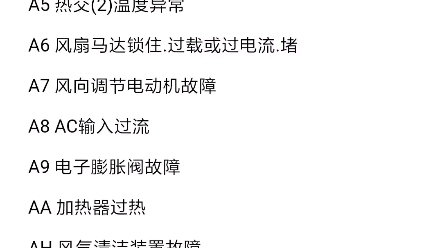 大金多联机中央空调故障代码查询小程序故障代码大全含义合集 #大金多联机中央空调故障代码查询 #大金多联机中央空调维修资料 #制冷云助手哔哩哔哩...