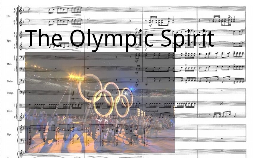 [图]【交响总谱】John Williams奥林匹克主题《The Olympic Spirit》