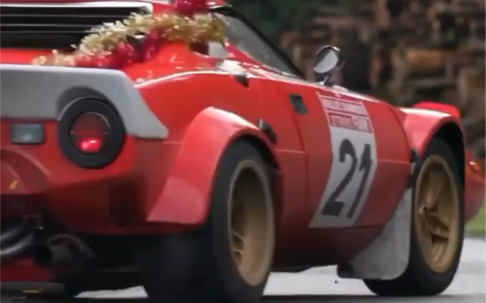 蓝旗亚 Lancia Stratos 呼啸而过哔哩哔哩bilibili