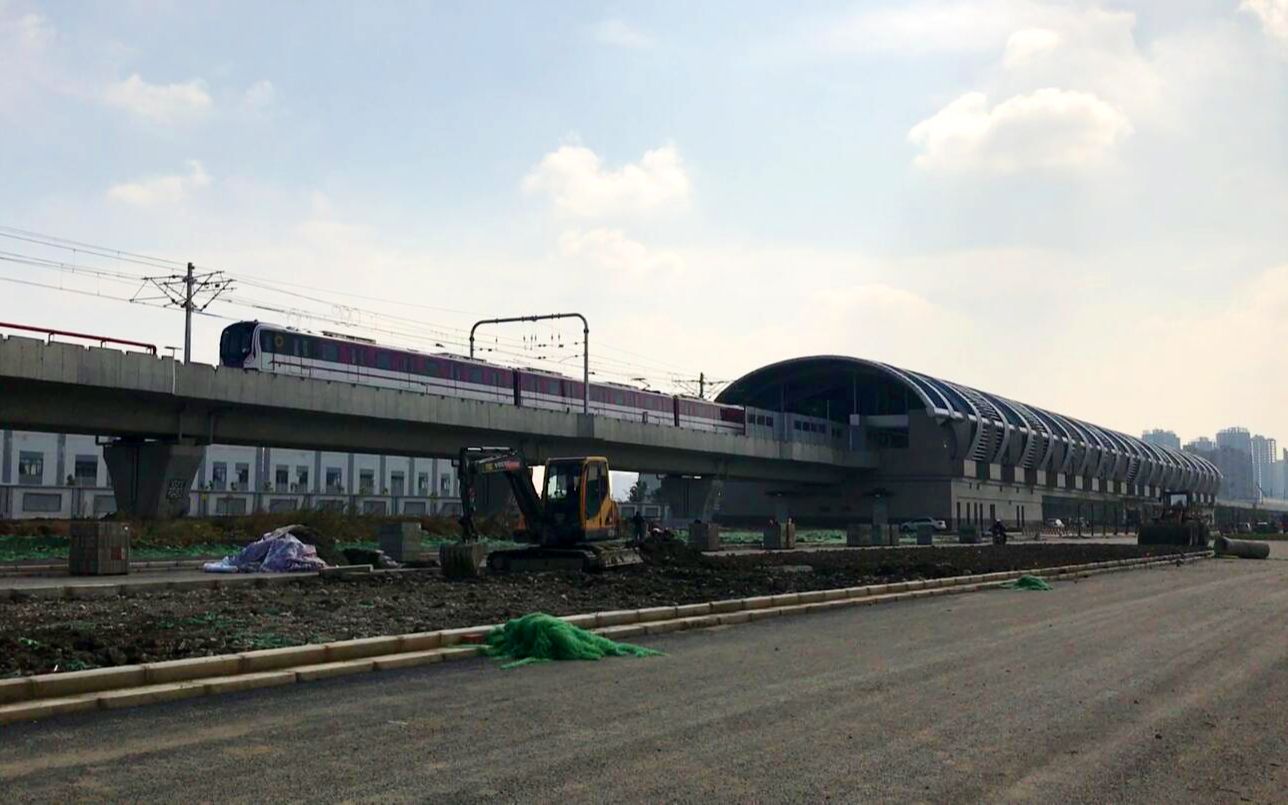 成都地铁5号线华桂路站已成,新都新繁和军屯,彭州蒙阳靠它进城