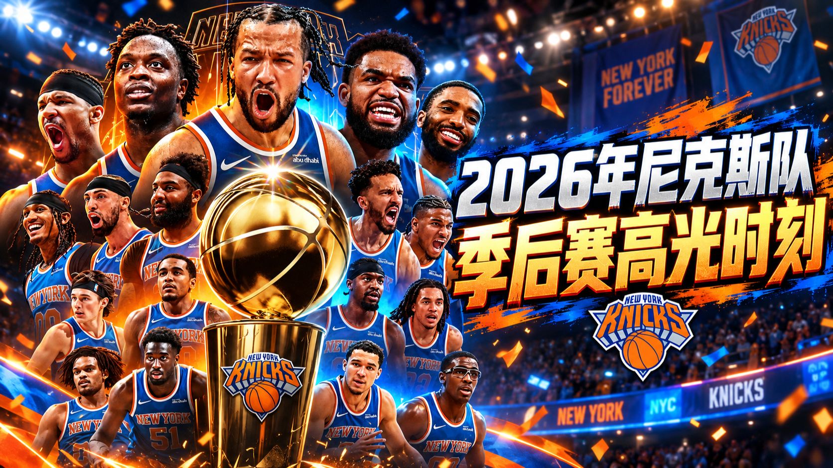 30分钟超长典藏版?2026年尼克斯队季后赛高光时刻！