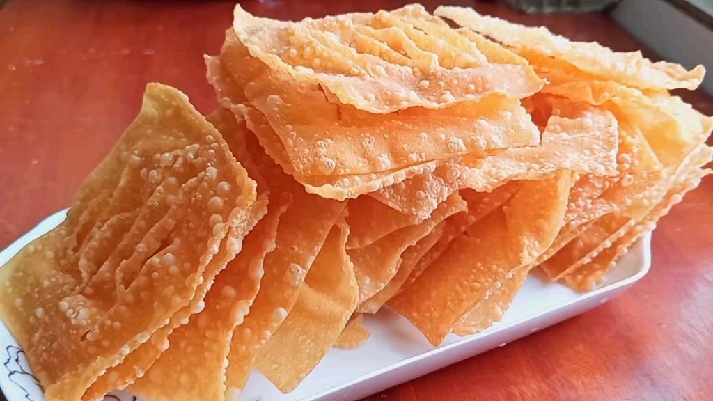 焦香酥脆,做法简单的——炸焦叶