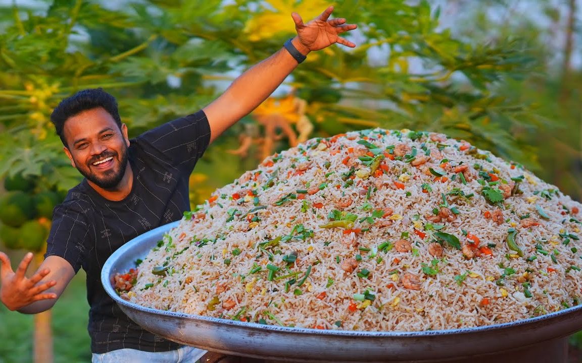 印度美食-虾仁炒饭