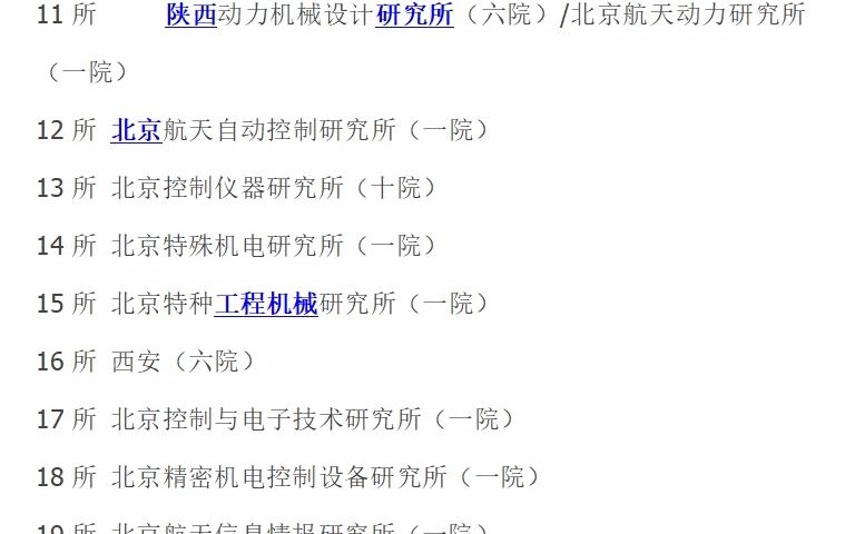 [图]中国主要军工研究所名录