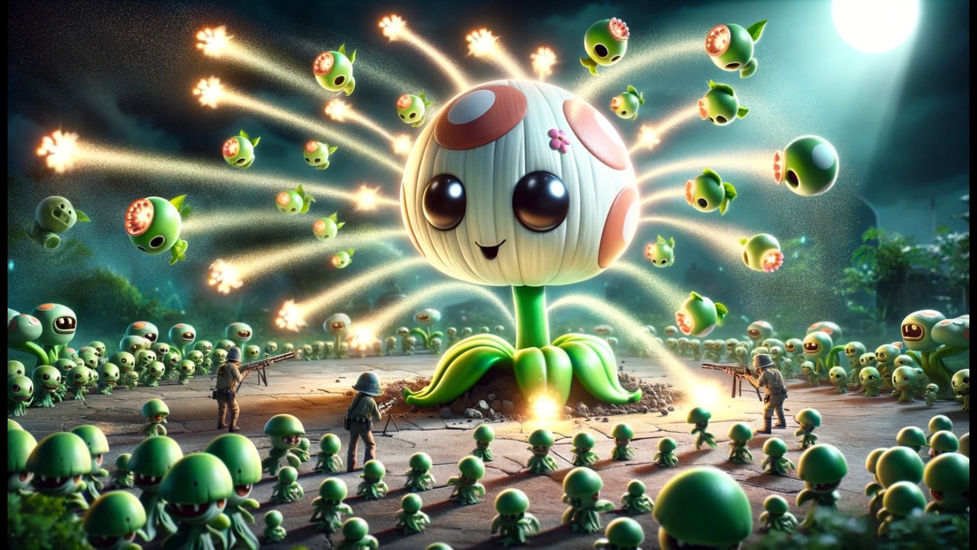 让ai生成《植物大战僵尸2》中的各类植物(第2期)