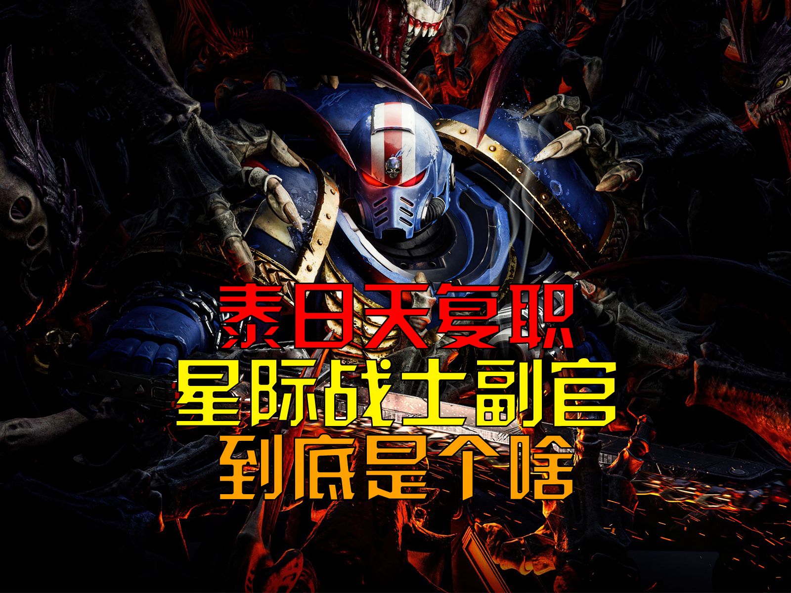 【战锤40K】泰图斯副官？星际战士副官具体是个啥？-神圣的斯巴达-神圣的斯巴达-哔哩哔哩视频