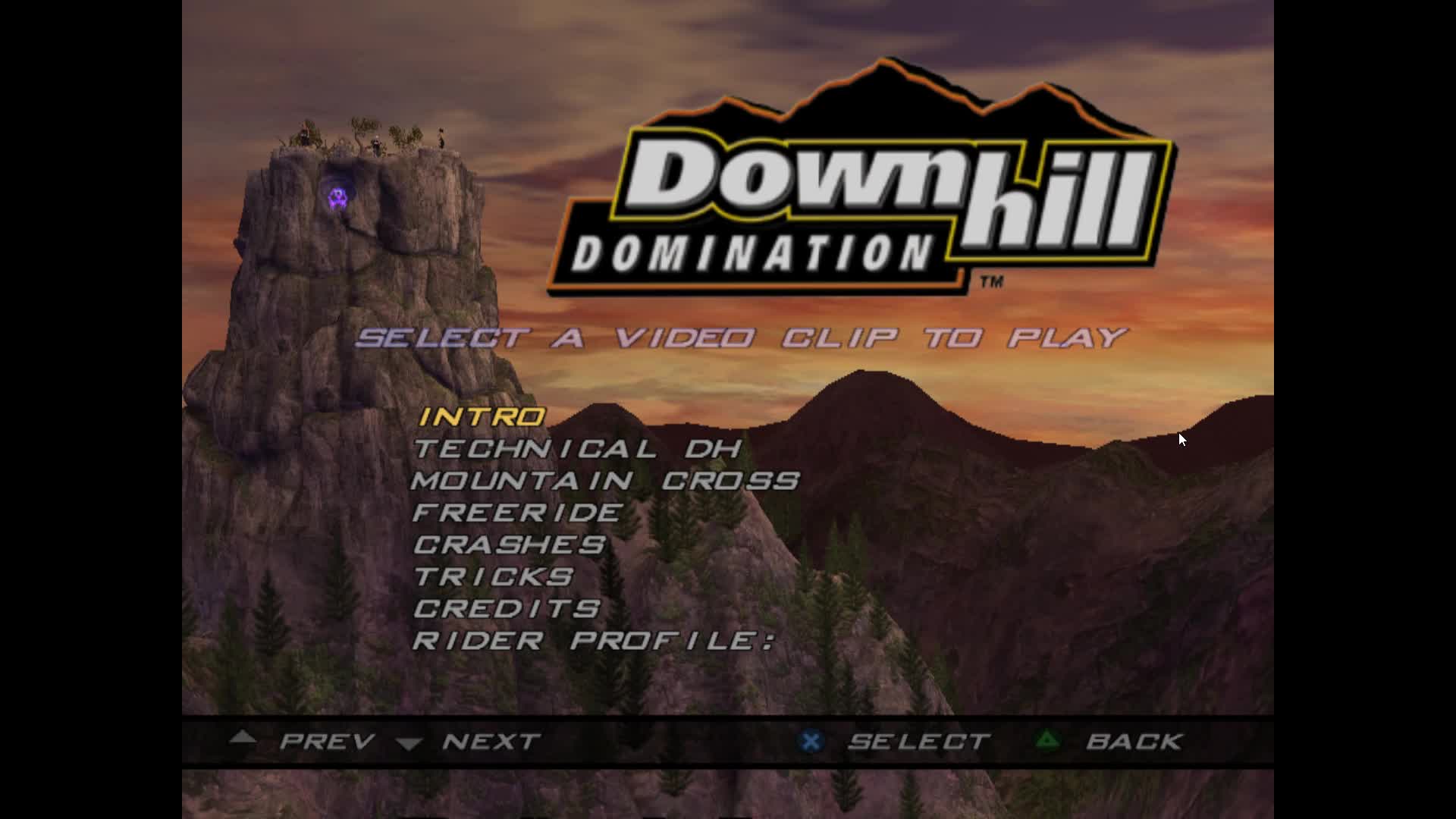 PS2 游戏 Downhill Domination 暴走自行车(美版)速降车特技集锦DH Trick哔哩哔哩bilibili