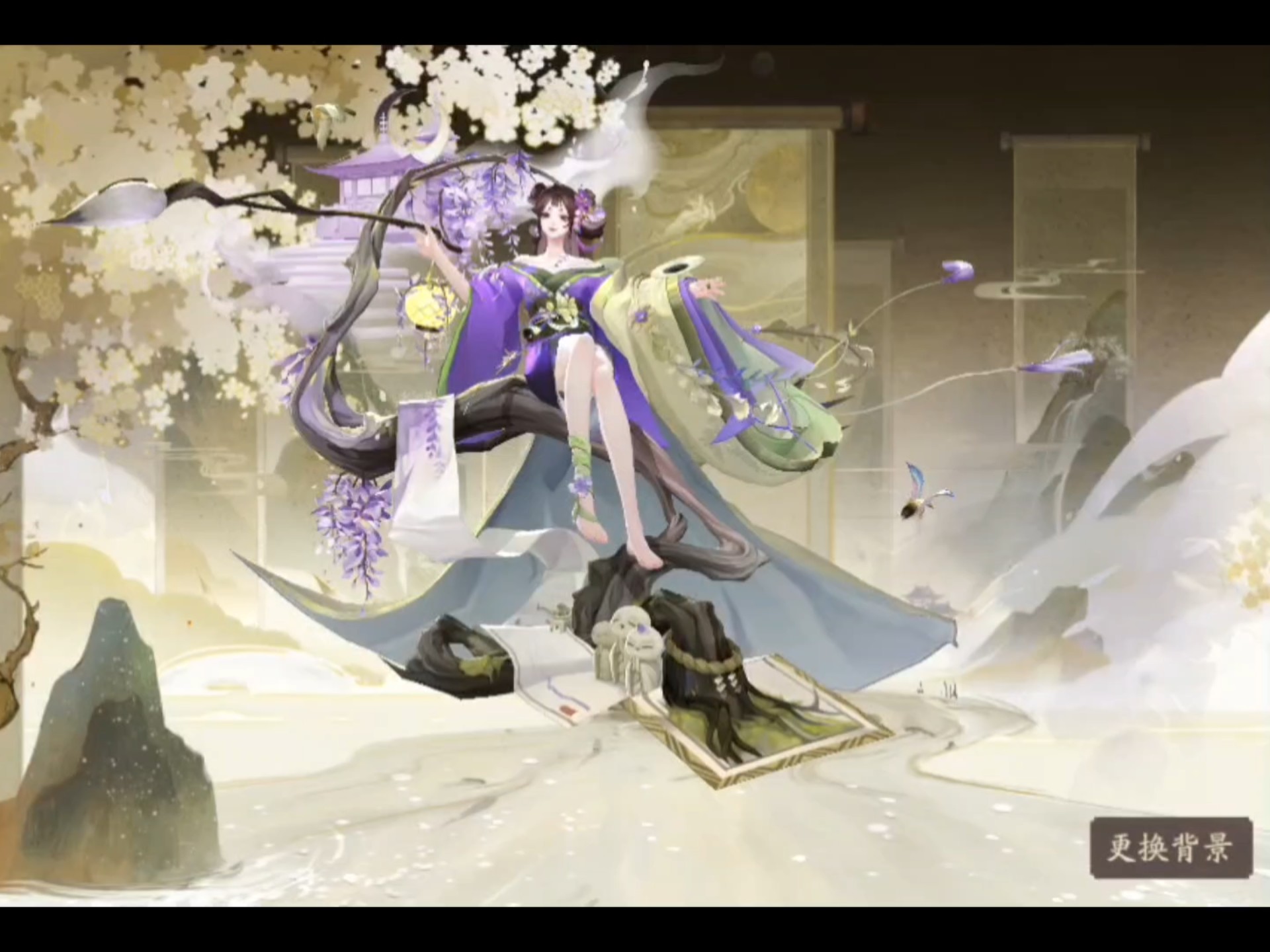 展示sp花鸟卷新皮肤 是免费的!