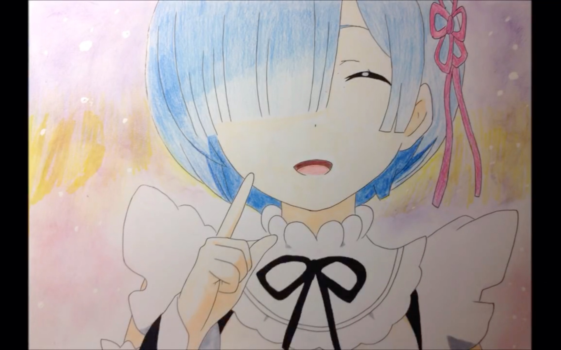 从零开始就异世界生活:雷姆 手绘