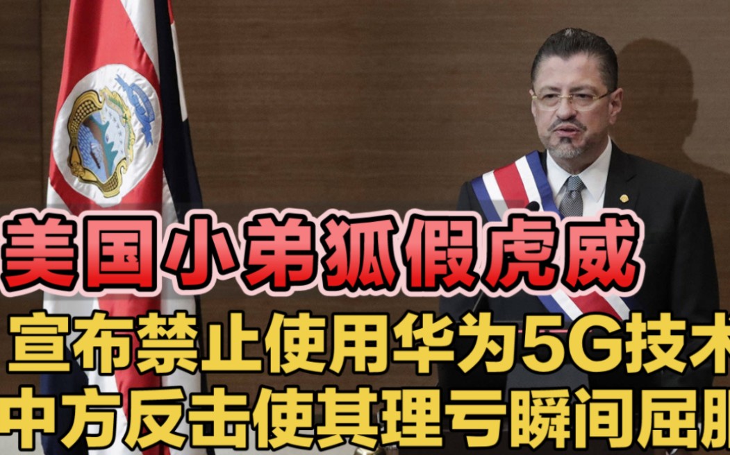 美国小弟狐假虎威,宣布禁止使用华为5g技术,中方反击使其理亏瞬间屈服