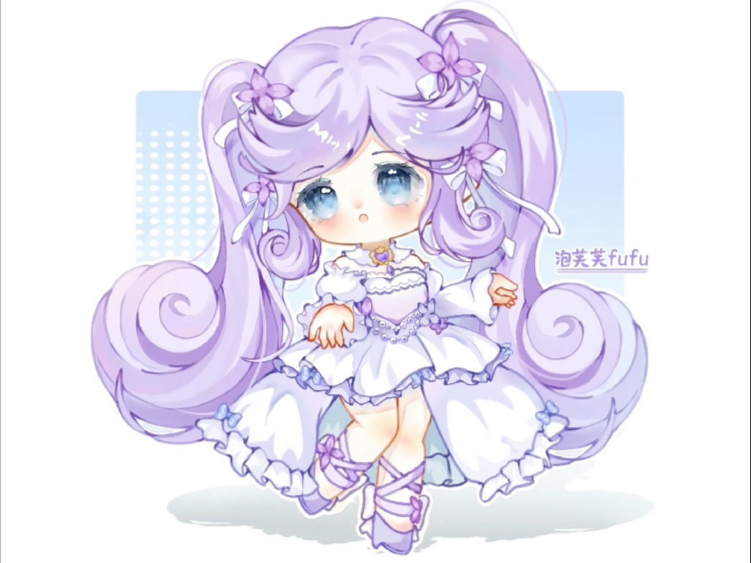 小花仙千韩绘画过程